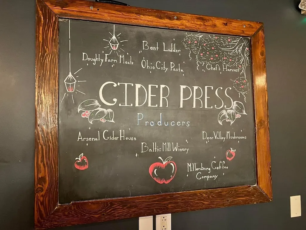 Menu_The Cider Press_Millersburg, OH_image_old_2