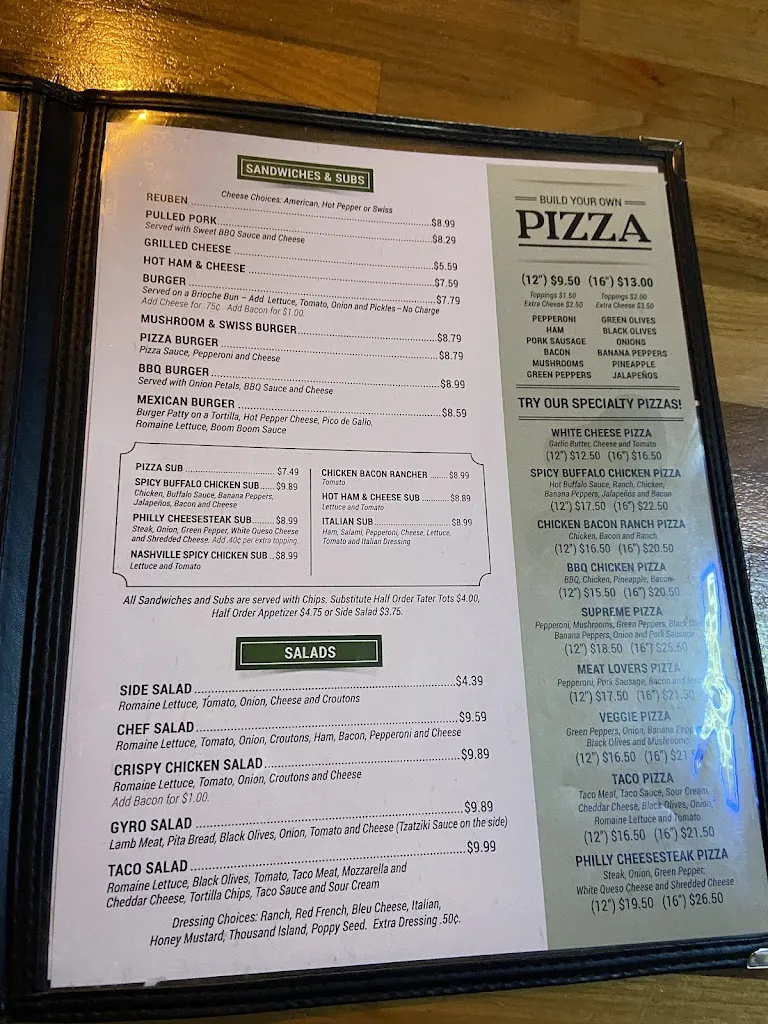 Menu_Mckelvey's Pub_Millersburg, OH_image_old_3