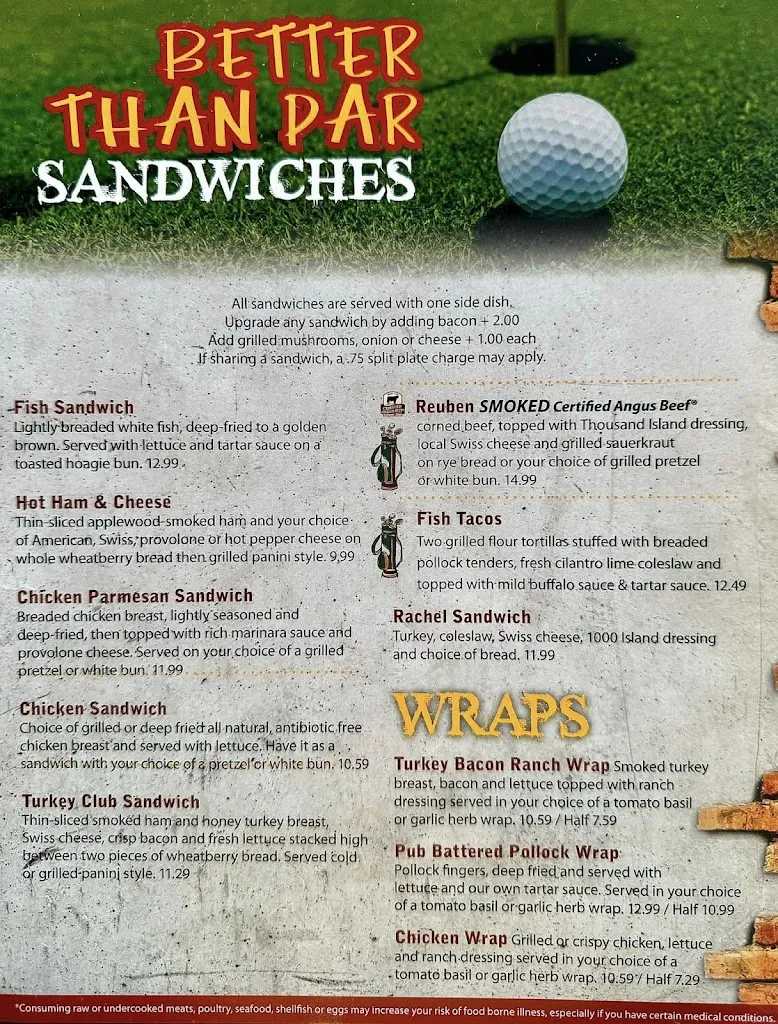 Menu_Bags Sports Pub in Millersburg, OH_Millersburg, OH_image_old_1