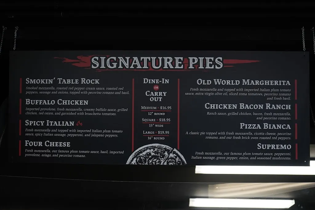 Menu_Table Rock Pizzeria_Millersburg, OH_image_old_3