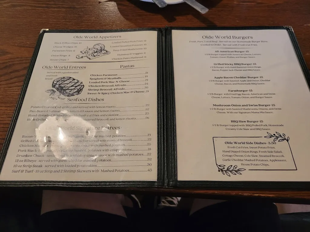 Menu_Olde World Bistro and Bakery_Berlin, OH_image_old_1