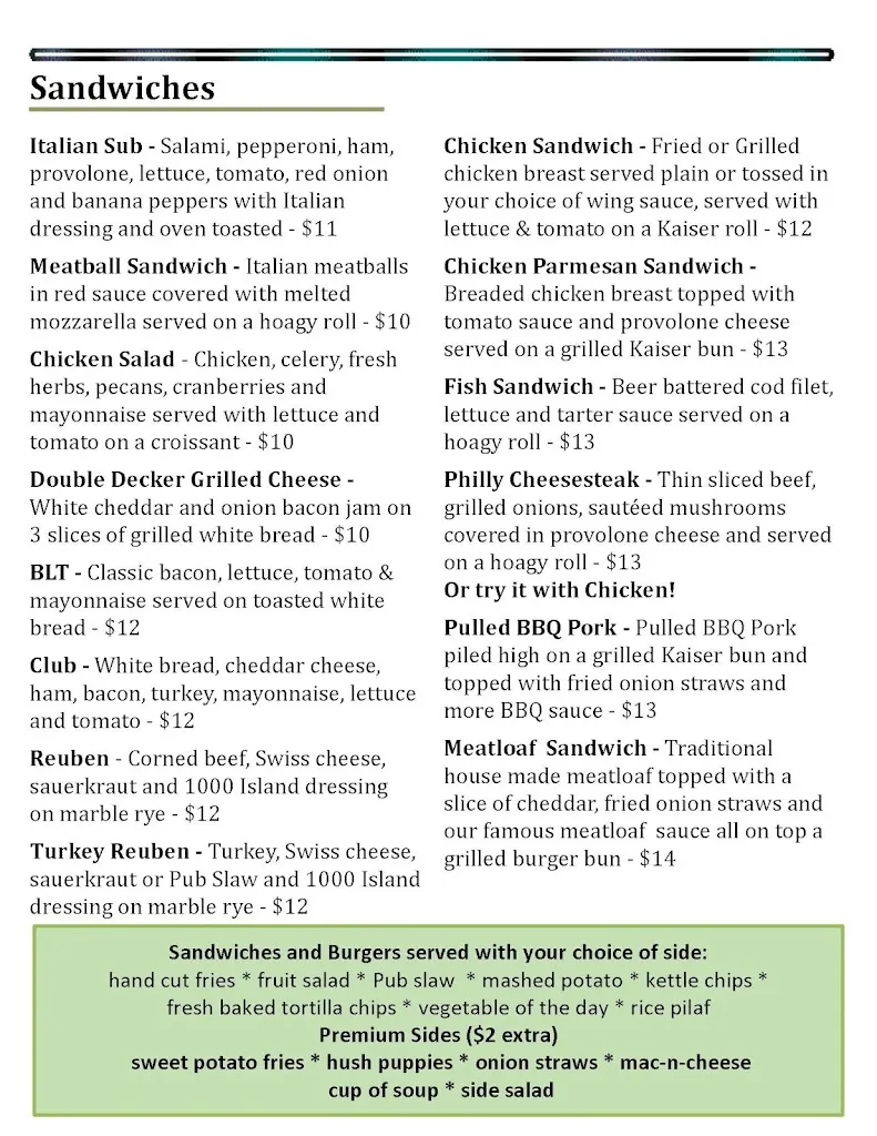 Menu_The Paddock Pub_Groveport, OH_image_old_1