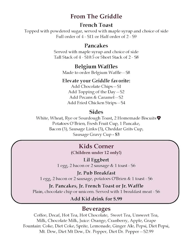 Menu_The Paddock Pub_Groveport, OH_image_old_2