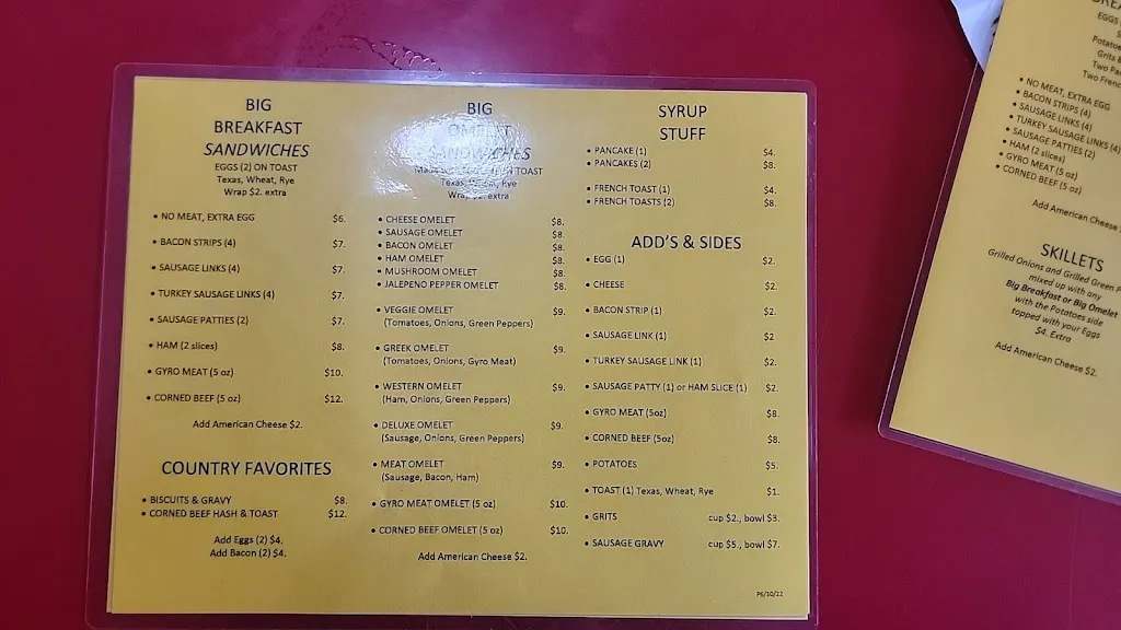 Menu_The Sidewalk Cafe_Painesville, OH_image_old_2