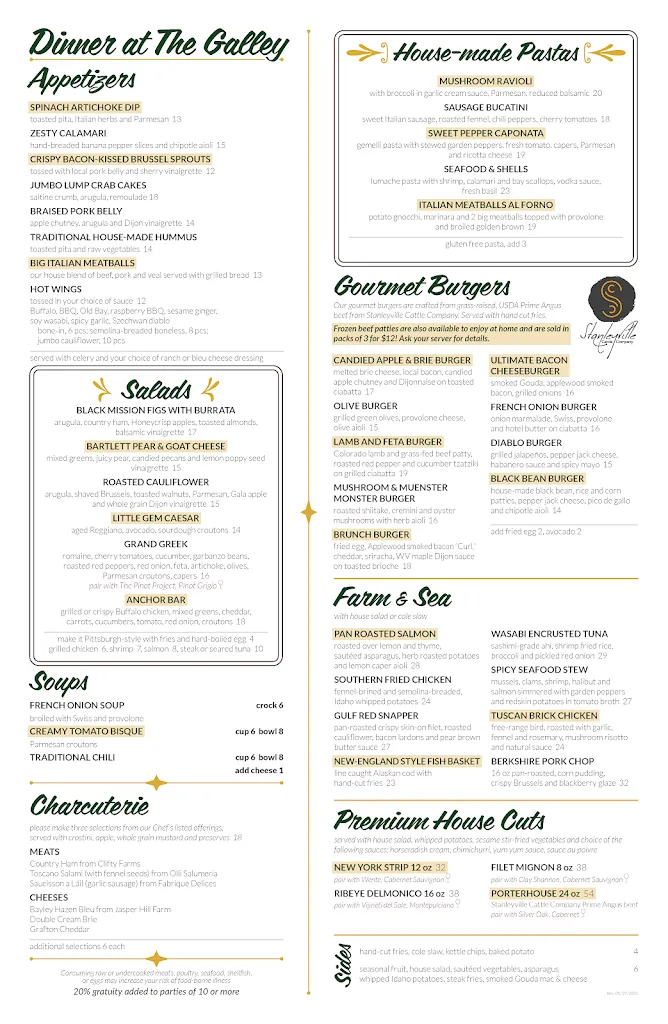 Menu_The Galley_Marietta, OH_image_old_1