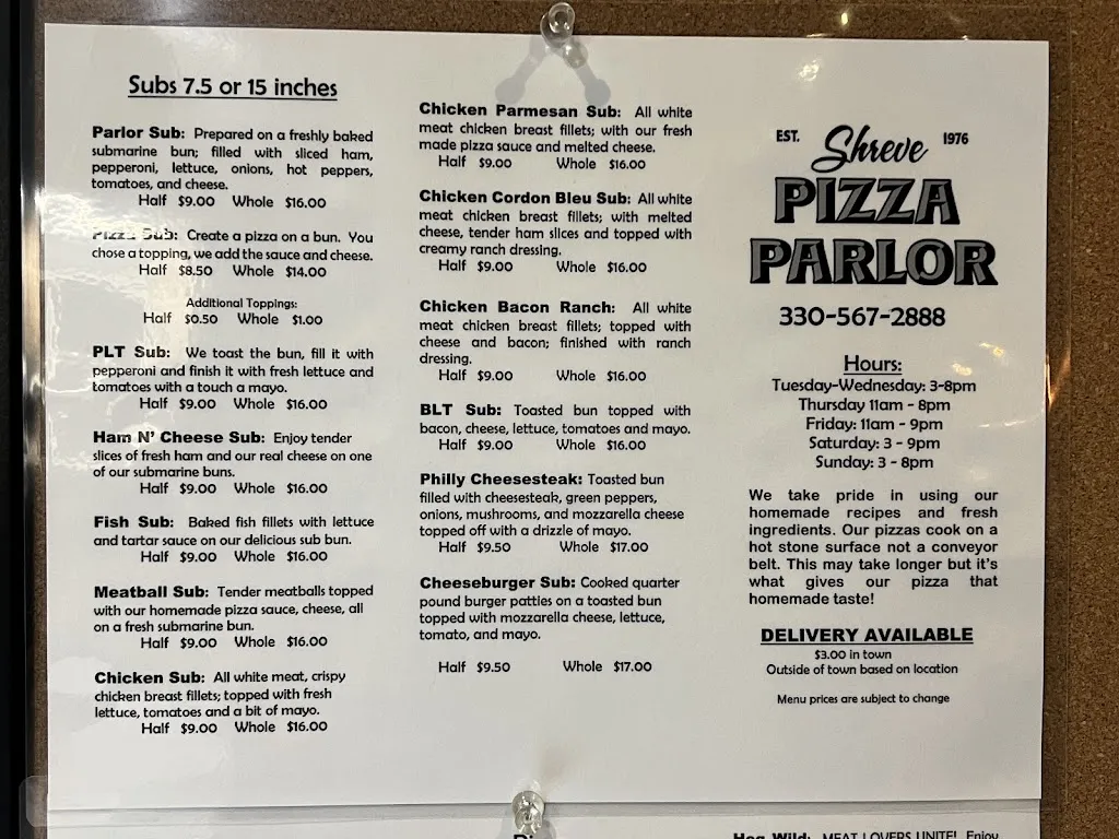 Menu_Pizza Parlor_Shreve, OH_image_old_3