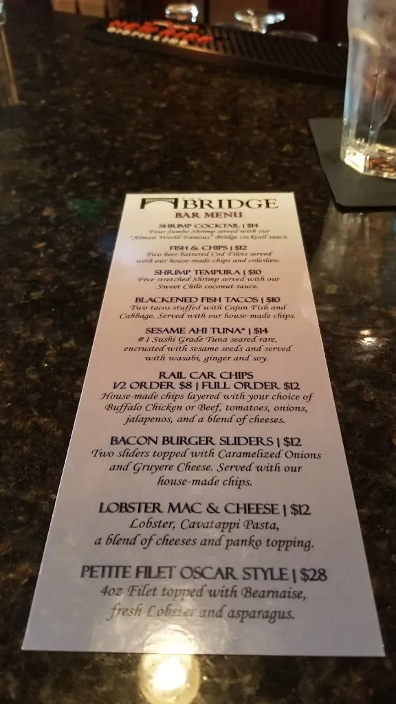 Menu_The Bridge Restaurant - Sidney, OH_Sidney, OH_image_old_3