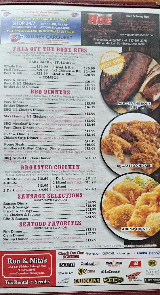Menu_Smok'n Jo's BBQ_Sidney, OH_image_old_1