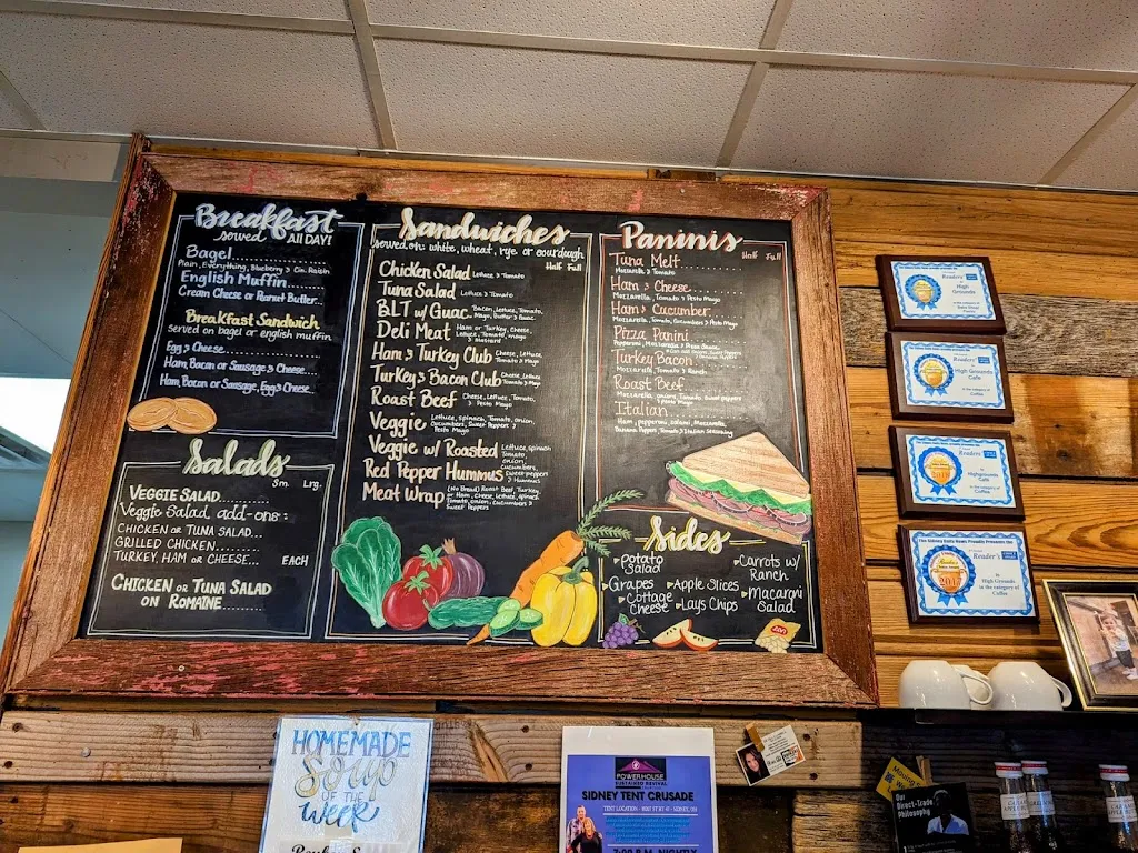 Menu_High Grounds Café_Sidney, OH_image_old_1