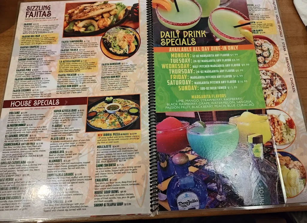 Menu_Sol Azteca_Sidney, OH_image_old_3