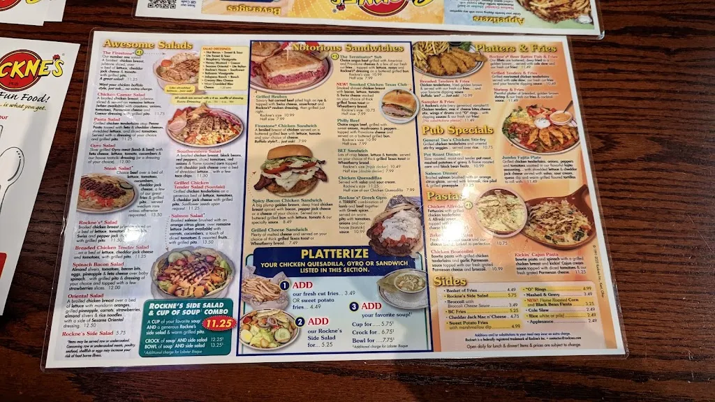 Menu_Rockne's N Canton_North Canton, OH_image_old_2