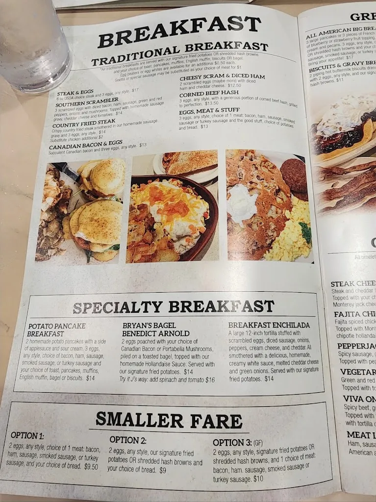 Menu_The Breakfast Club_Springboro, OH_image_old_2