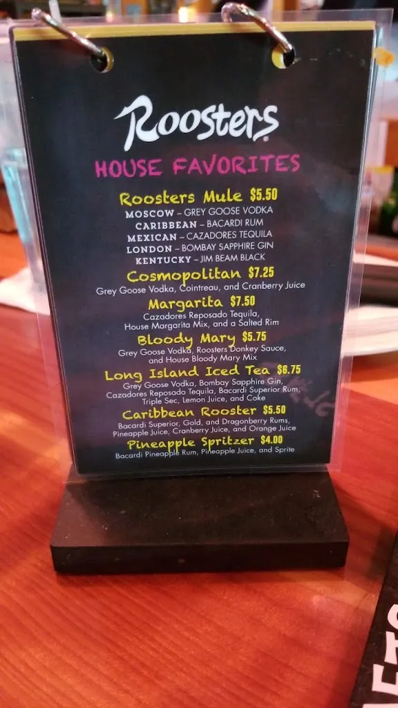 Menu_Roosters_Springboro, OH_image_old_1