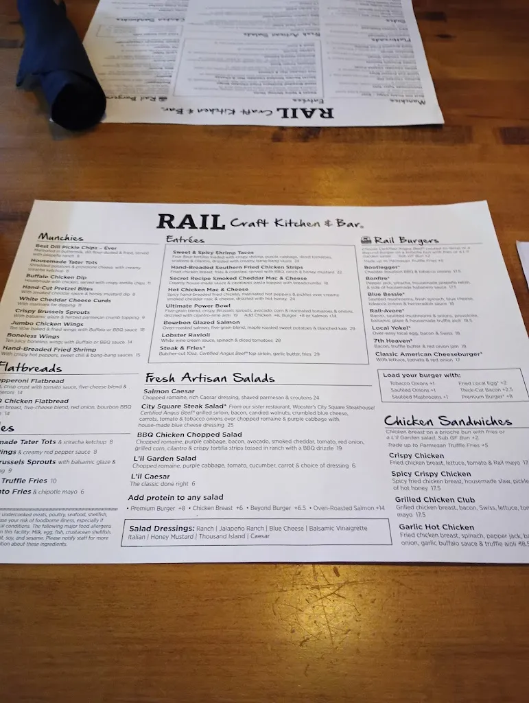 Menu_Rail Craft Kitchen & Bar - Strongsville_Strongsville, OH_image_old_2