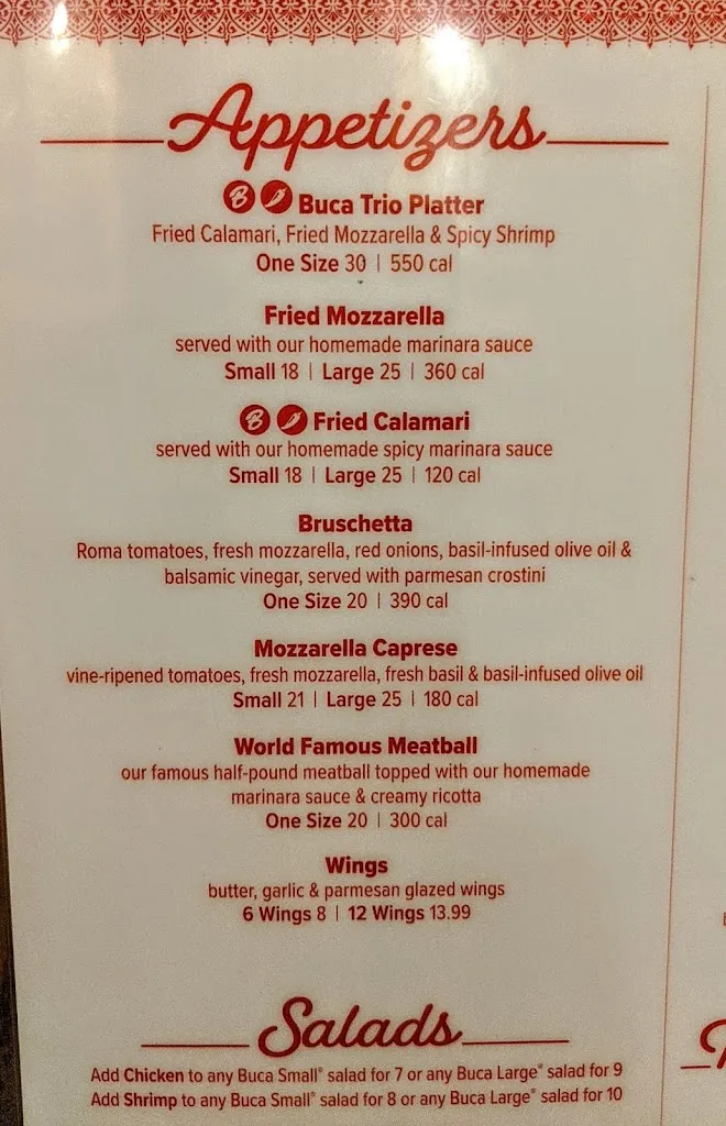 Menu_Buca di Beppo Italian Restaurant_Strongsville, OH_image_old_2