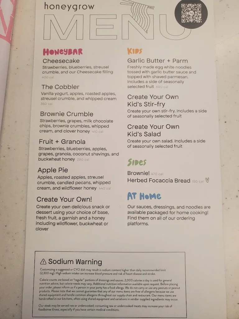 Menu_honeygrow_Strongsville, OH_image_old_2