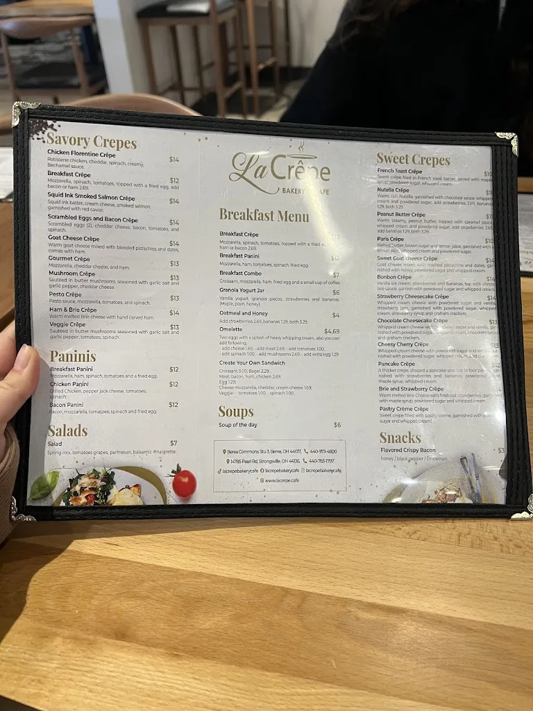 Menu_La Crepe Bakery & Café_Strongsville, OH_image_old_1