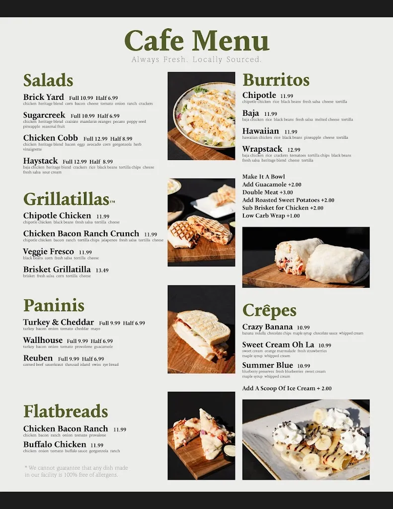 Menu_Wallhouse Coffee Company_Sugarcreek, OH_image_old_2