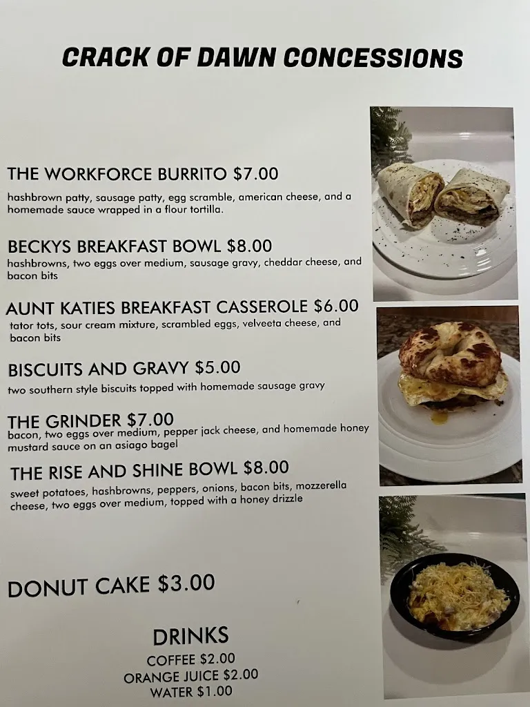 Menu_Crack of Dawn Concessions LLC_Sugarcreek, OH_image_old_1