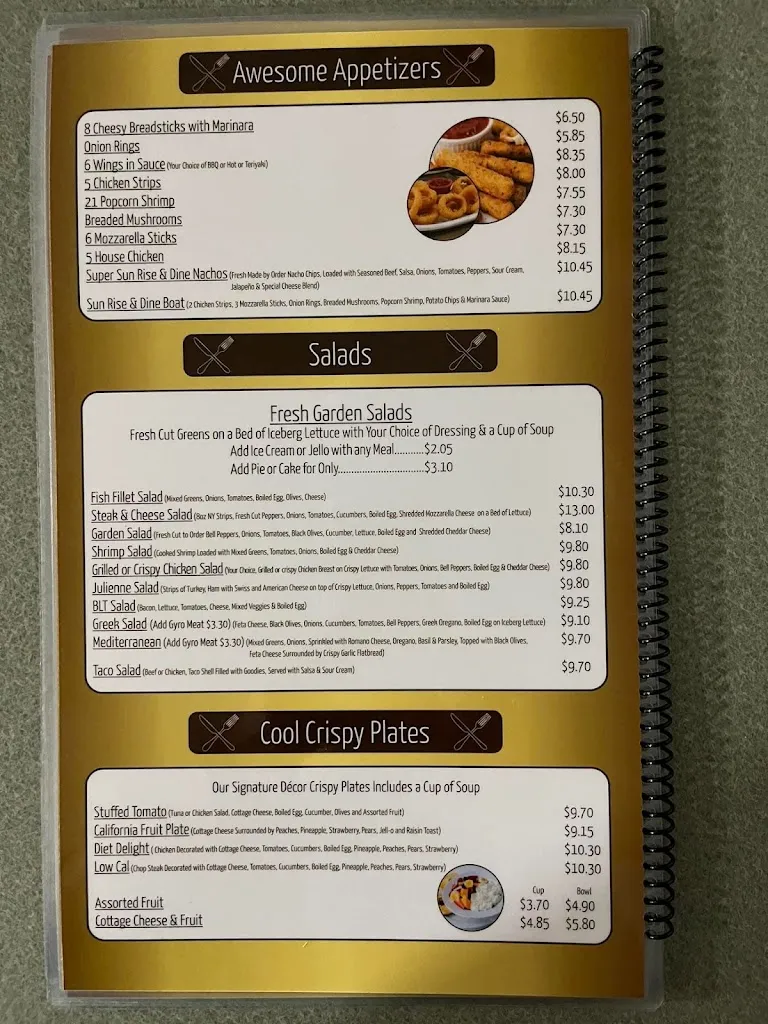 Menu_Sun Rise & Dine_Union City, IN_image_old_1