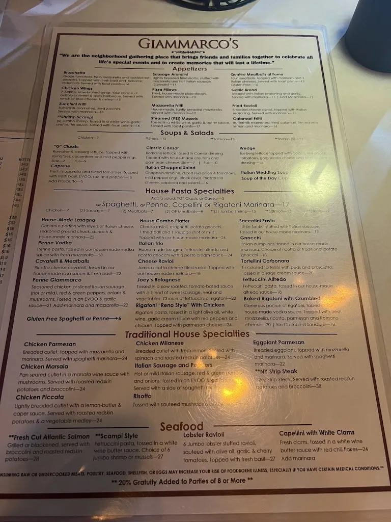Menu_Giammarco's Italian Restaurant_Westerville, OH_image_old_3