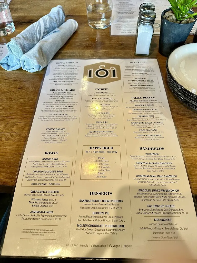 Menu_101 Craft Kitchen_Westerville, OH_image_old_2