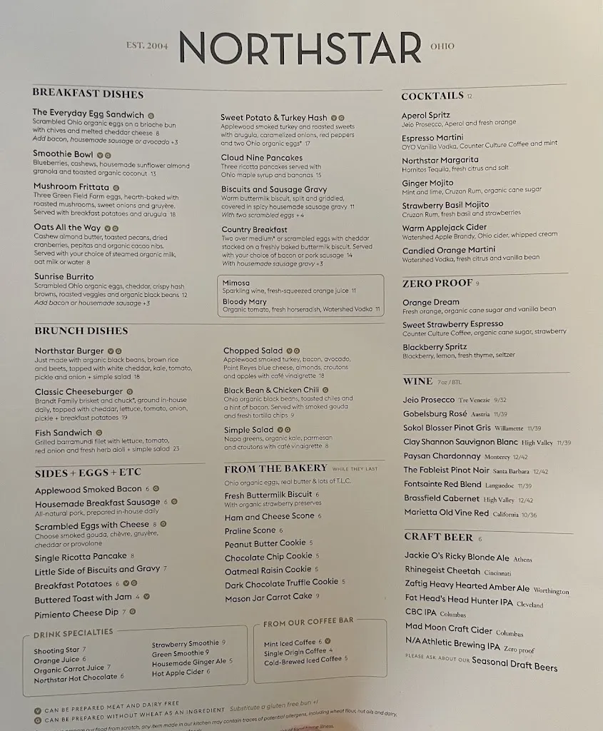Menu_Northstar Café in Uptown Westerville_Westerville, OH_image_old_1