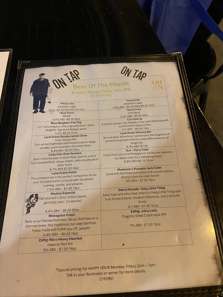 Menu_The Old Bag of Nails Pub - Westerville_Westerville, OH_image_old_2