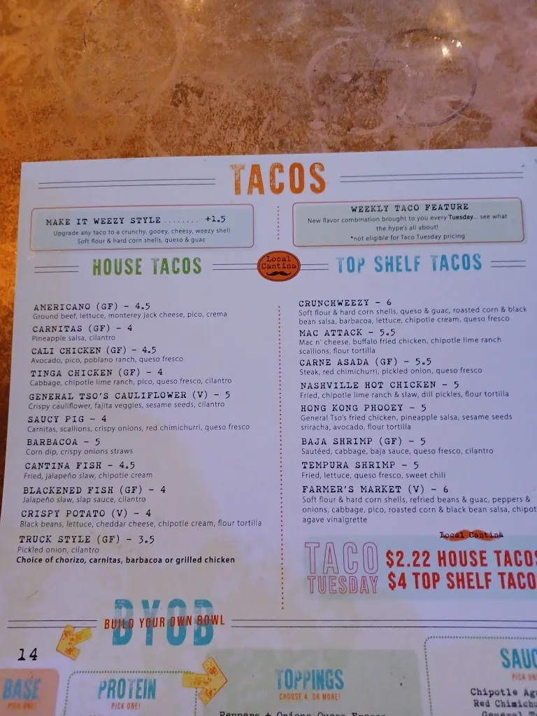 Menu_Local Cantina Westerville_Westerville, OH_image_old_2