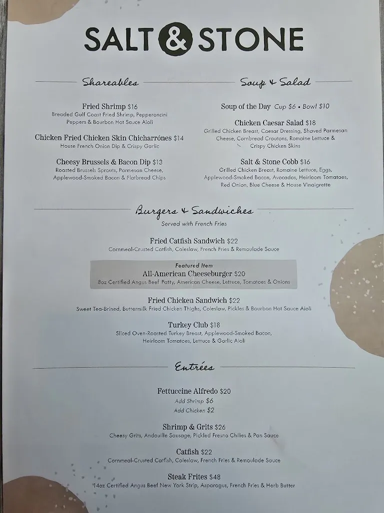 Menu_Salt & Stone_Durant, OK_image_old_1