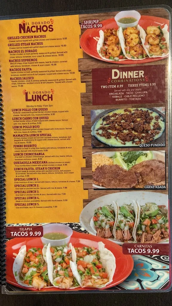 Menu_El Dorado - Mexican Restaurant_Manchester, KY_image_old_3