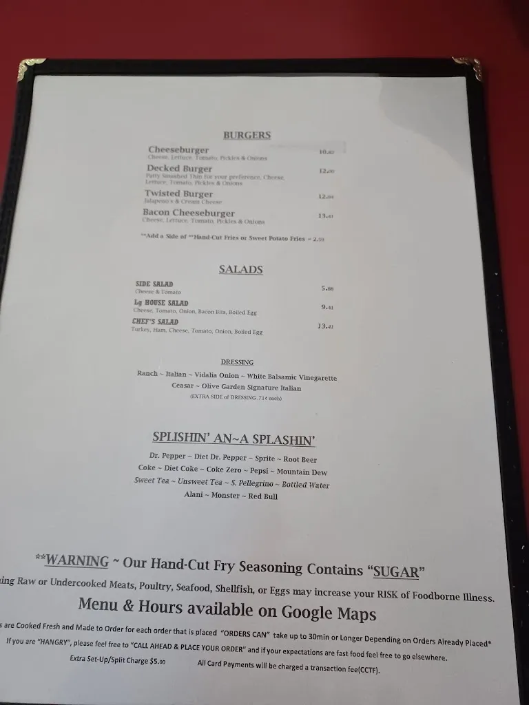 Menu_TWISTED MINNOW_Park Hill, OK_image_old_2