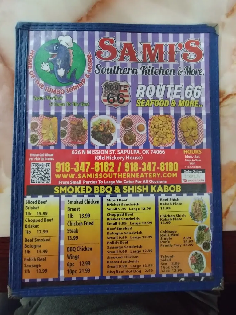 Menu_Sami's Southern Kitchen & More_Sapulpa, OK_image_old_1