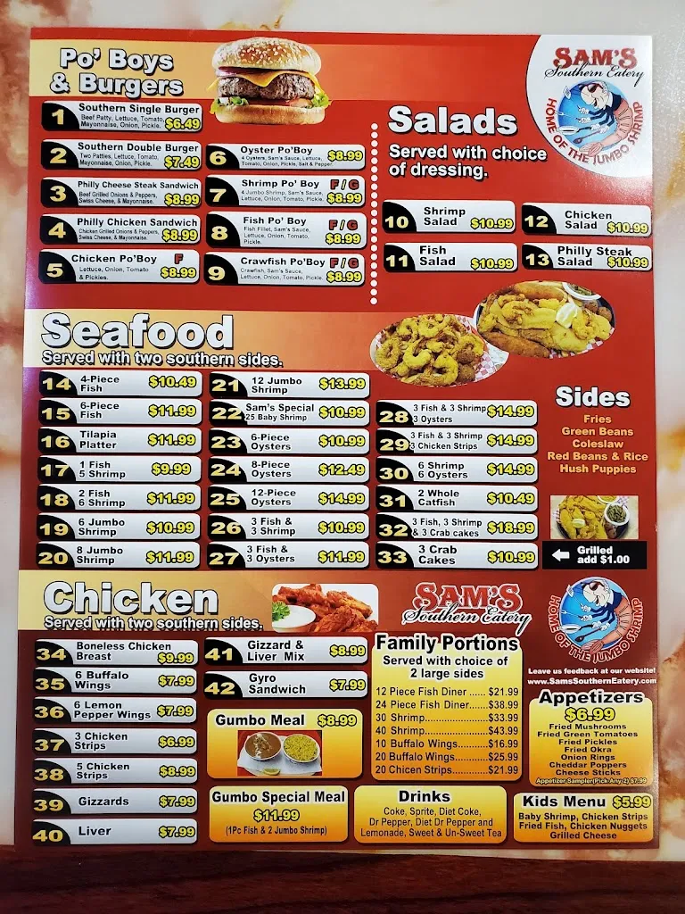 Menu_Sami's Southern Kitchen & More_Sapulpa, OK_image_old_3