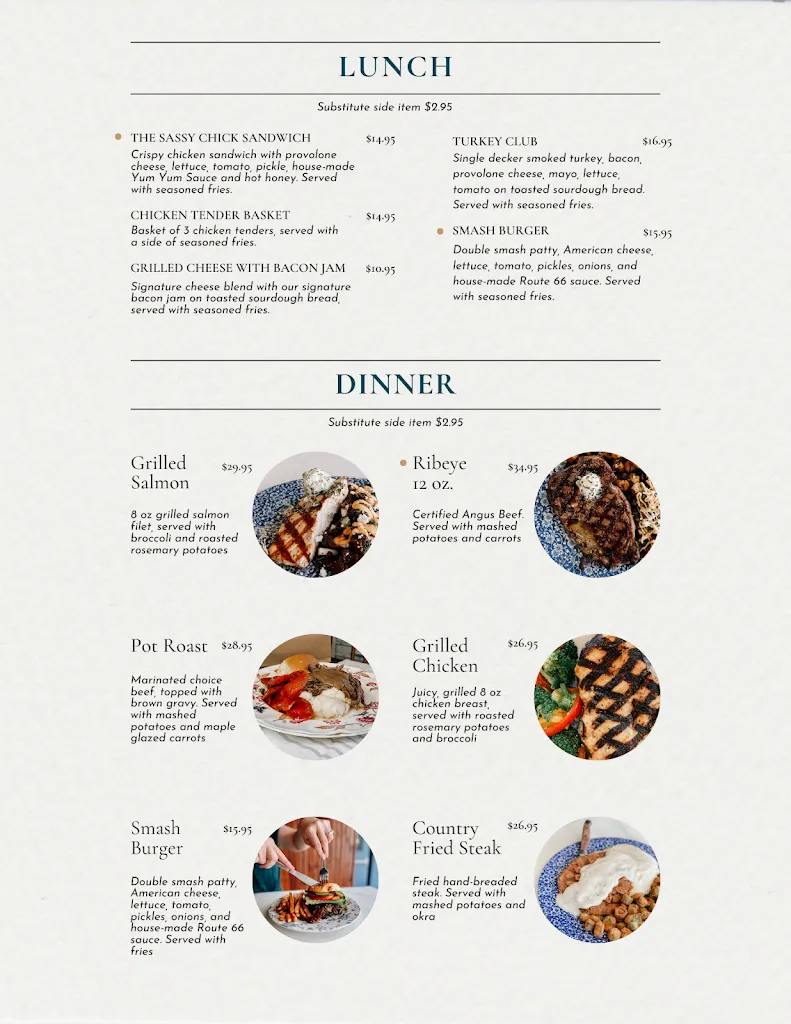 Menu_Crossroads Cookery_Sapulpa, OK_image_old_1