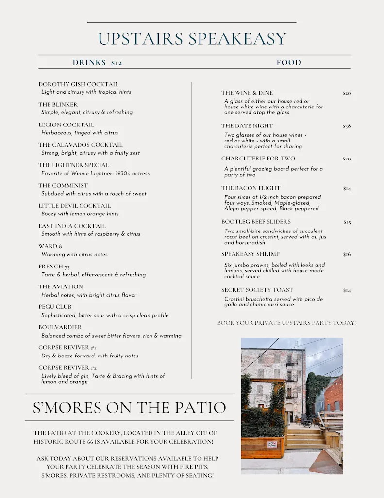 Menu_Crossroads Cookery_Sapulpa, OK_image_old_2