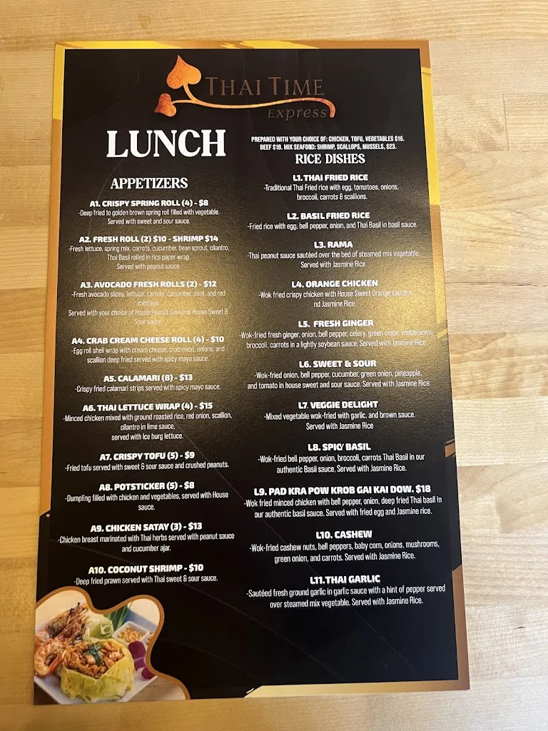 Menu_Thai Time express_Oregon City, OR_image_old_1