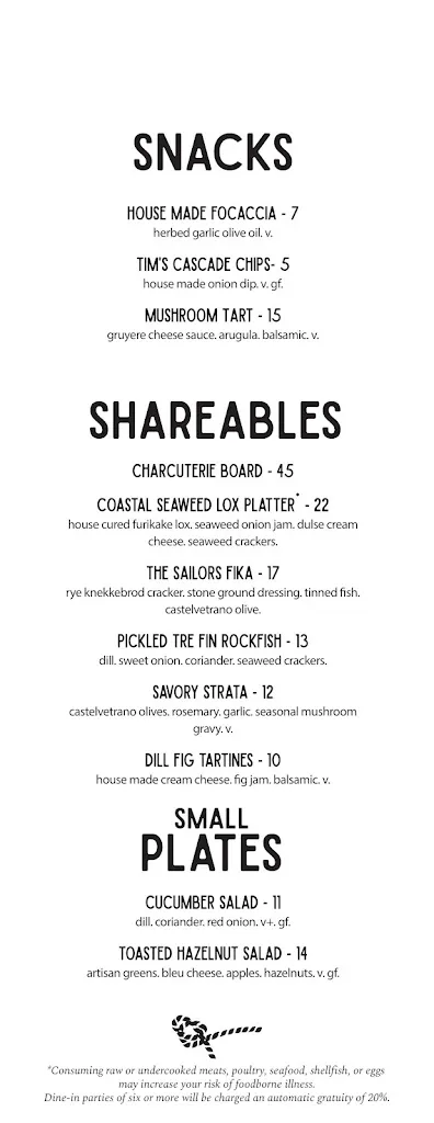 Menu_The Knot_Astoria, OR_image_old_1