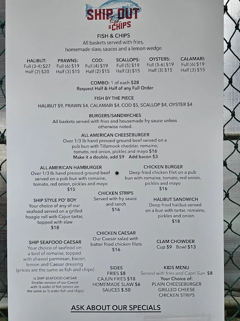 Menu_Ship Out Fish & Chips_Astoria, OR_image_old_2