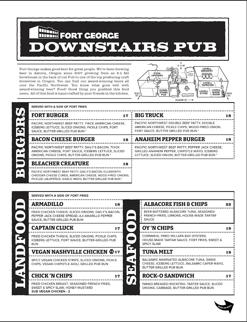 Menu_Fort George Brewery_Astoria, OR_image_old_3