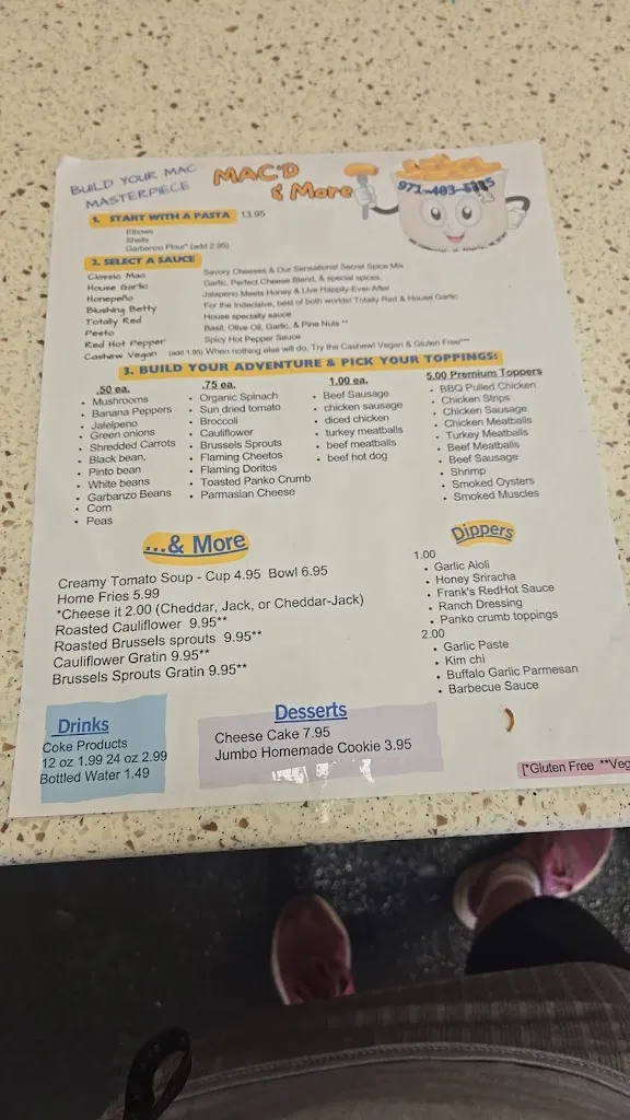 Menu_Mac'D & more_Astoria, OR_image_old_2