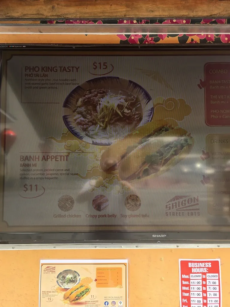 Menu_Saigon Street Eats_Astoria, OR_image_old_2