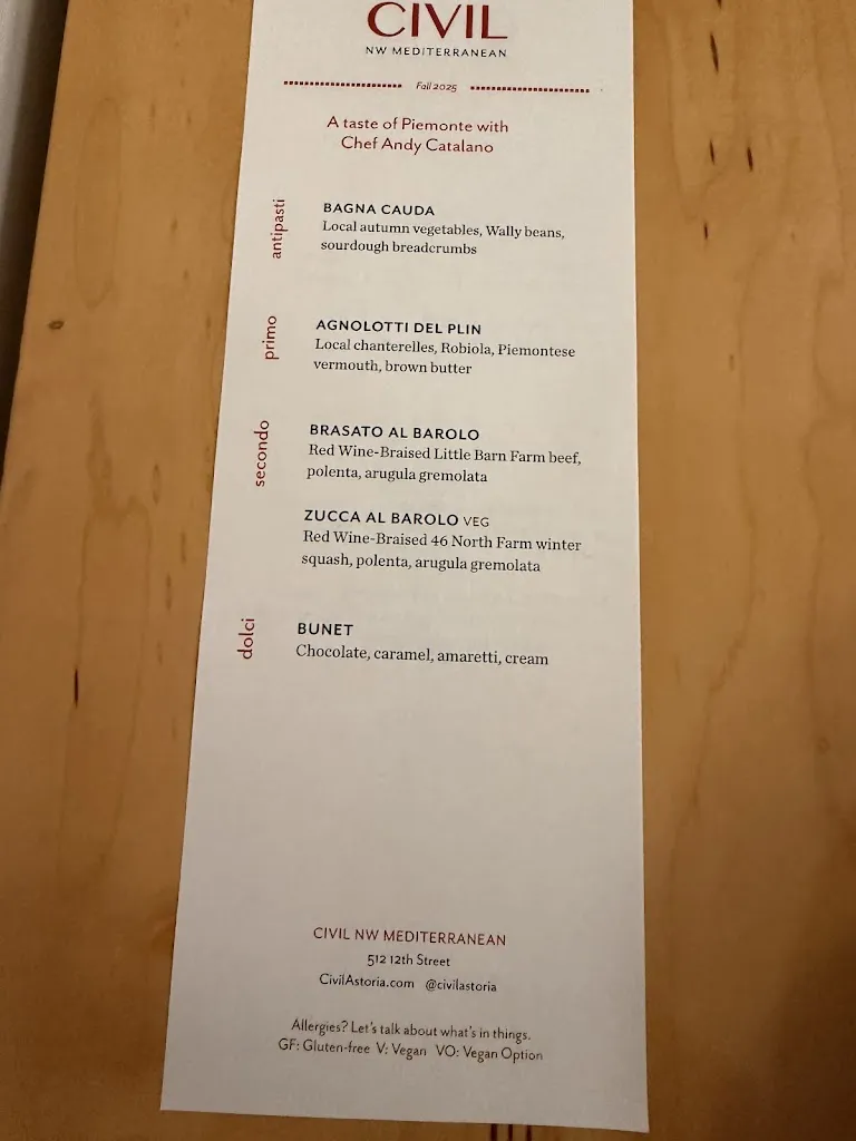Menu_Civil, Northwest Mediterranean_Astoria, OR_image_old_2
