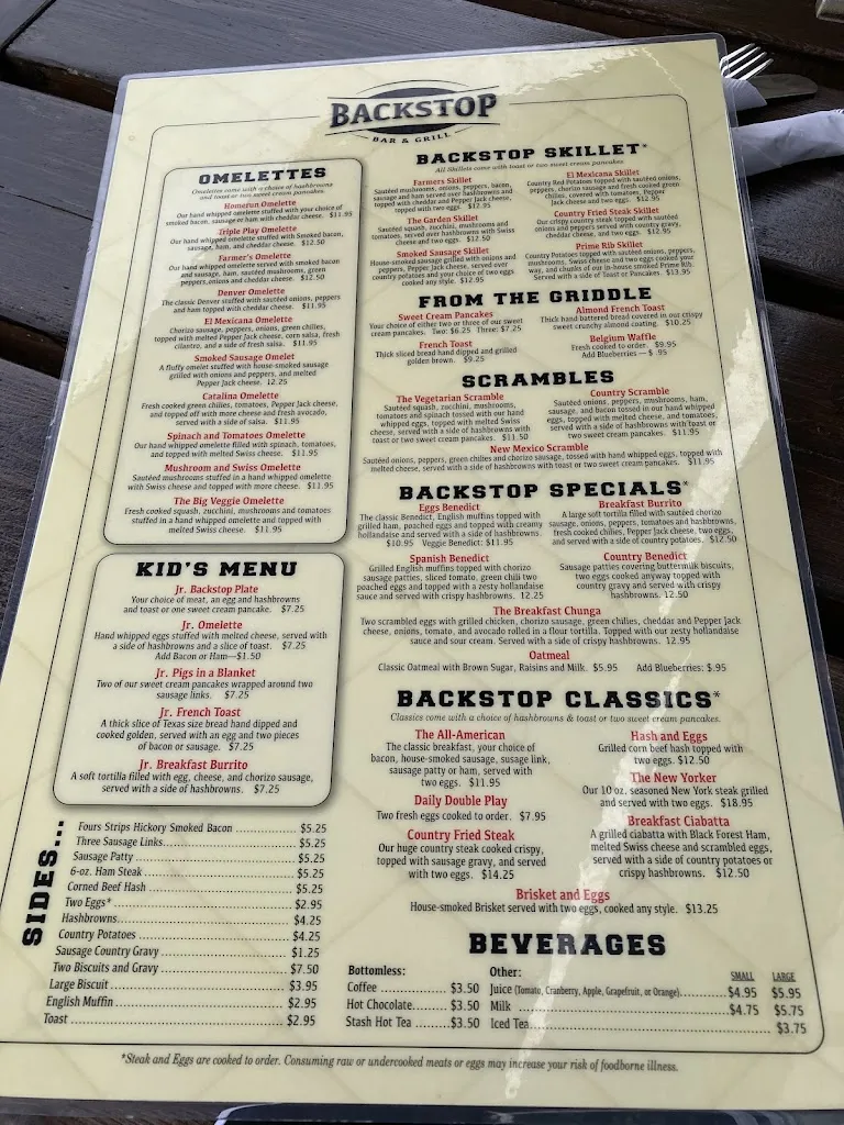 Menu_Backstop Bar & Grill_Canby, OR_image_old_2