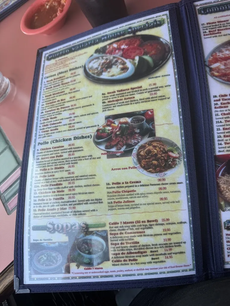 Menu_Nuevo Vallarta_Canby, OR_image_old_3