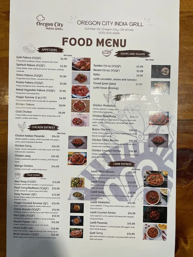Menu_Oregon City India Grill_Oregon City, OR_image_old_2