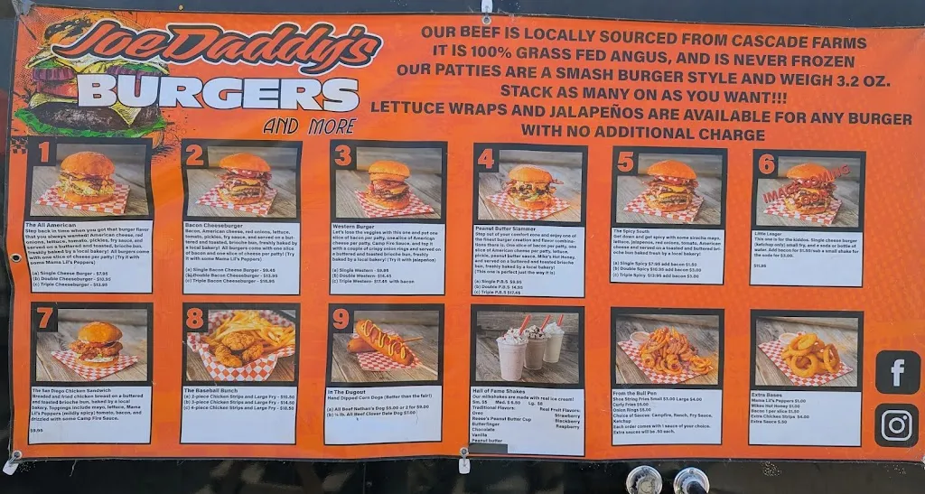 Menu_Joe Daddy’s Burgers and more_Damascus, OR_image_old_1