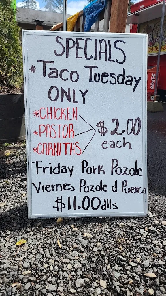 Menu_Los tercos mexican food_Damascus, OR_image_old_2