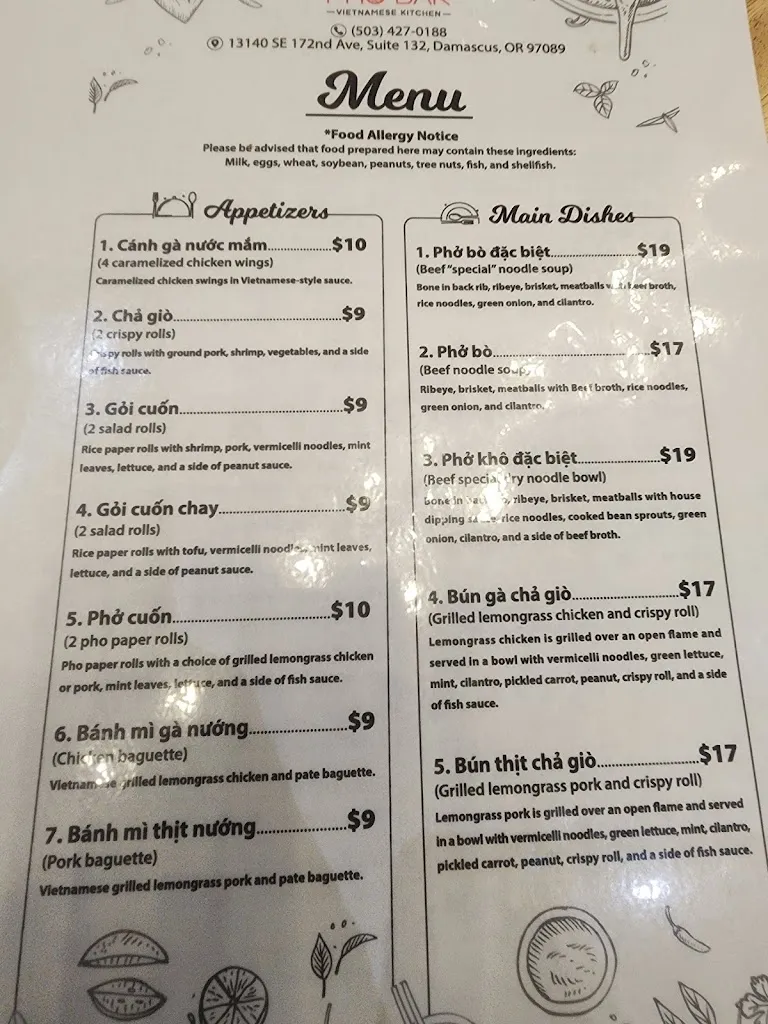 Menu_Pho Bar_Damascus, OR_image_old_3