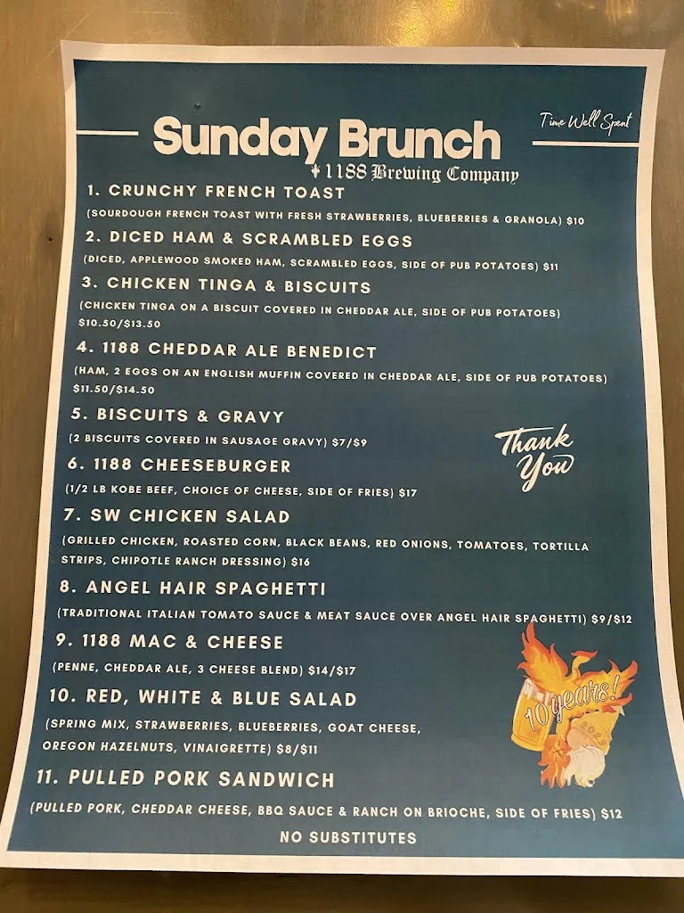 Menu_1188 Brewing_John Day, OR_image_old_3